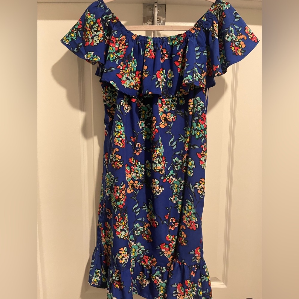 Floral Off the Shoulder Dress